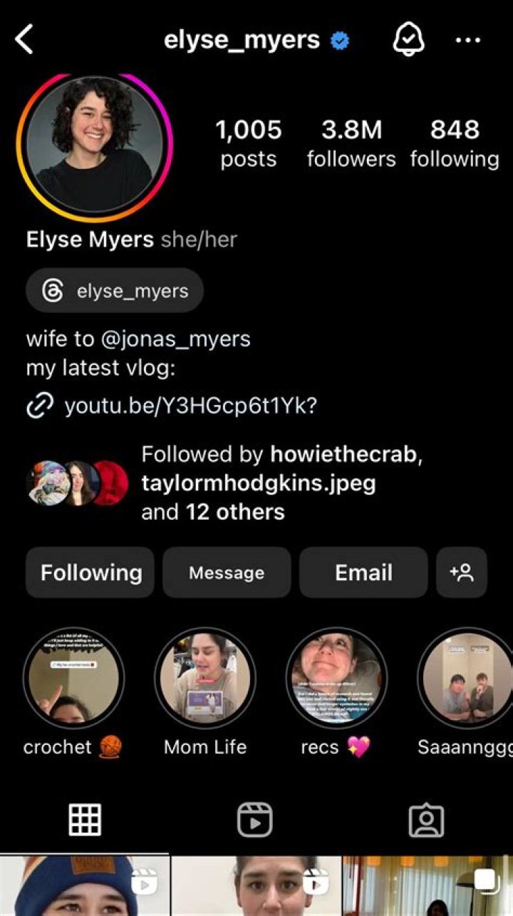 Elyse Myers, the TikTok personality, is expecting her second child