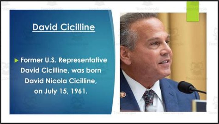 Who is David Cicilline Dating Now