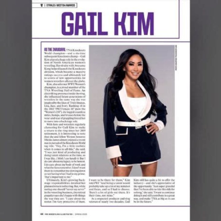 Who is Gail Kim Dating Now