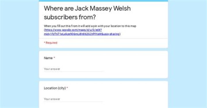 Who is Jack Massey Welsh Dating Now