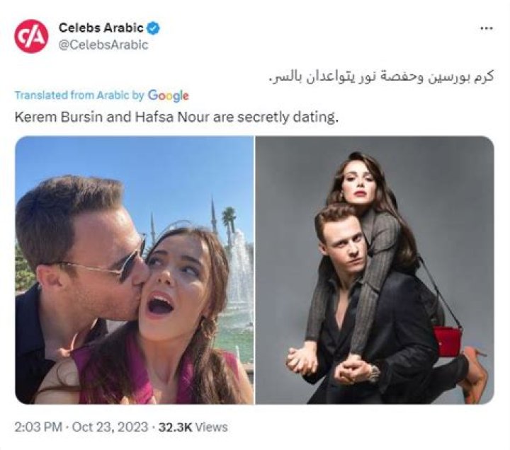 Who is Kerem Bursin Dating Now