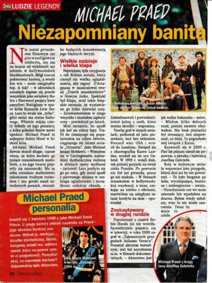 Who is Michael Praed Dating Now