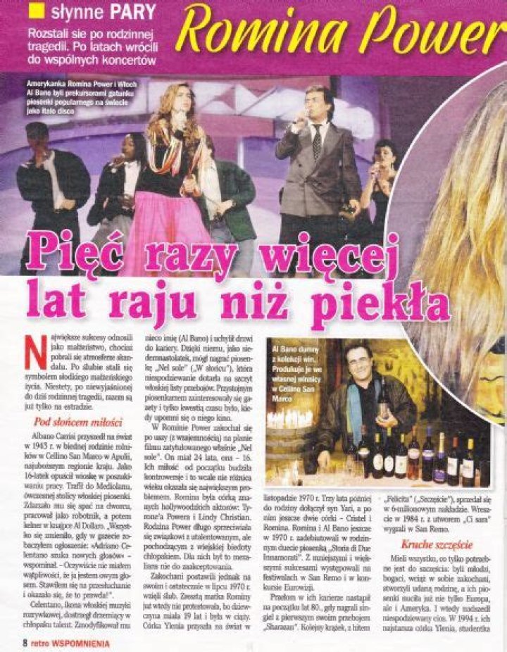 Who is Romina Power Dating Now?