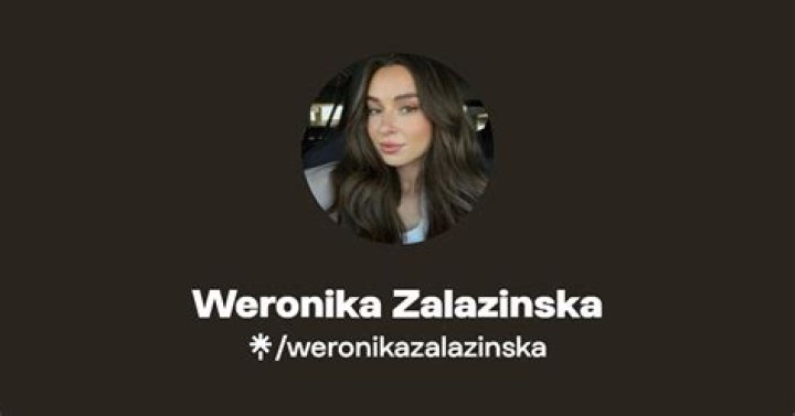 Who is Weronika Zalazinska Dating Now